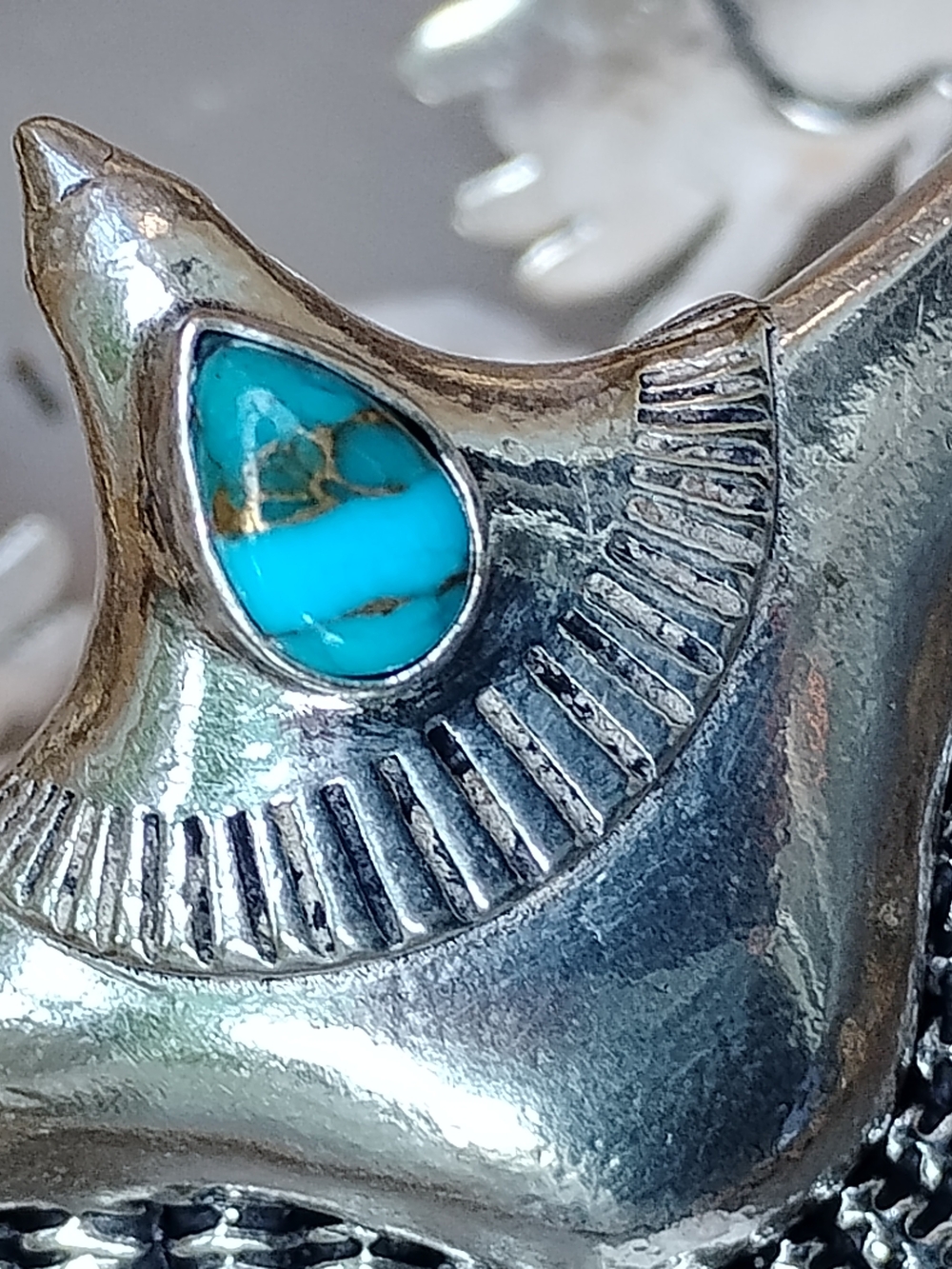 Turquoise Eagle Cuff